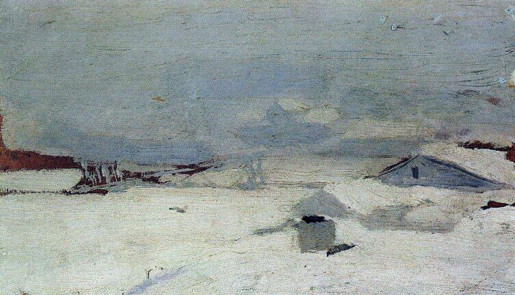    Зима на холсте. Как русские художники изображали морозный воздух? Архип Иванович Куинджи, «Зима», 1876 г., общественное достояние