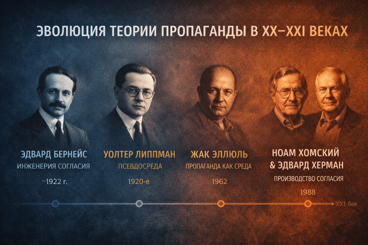 волюция теории пропаганды в XX–XXI веках