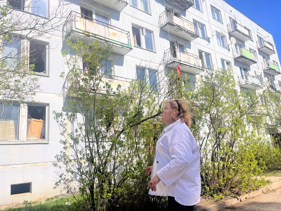    Один из пострадавших домов в Киржачском районе. Фото из телеграм-канала Елены Карповой.