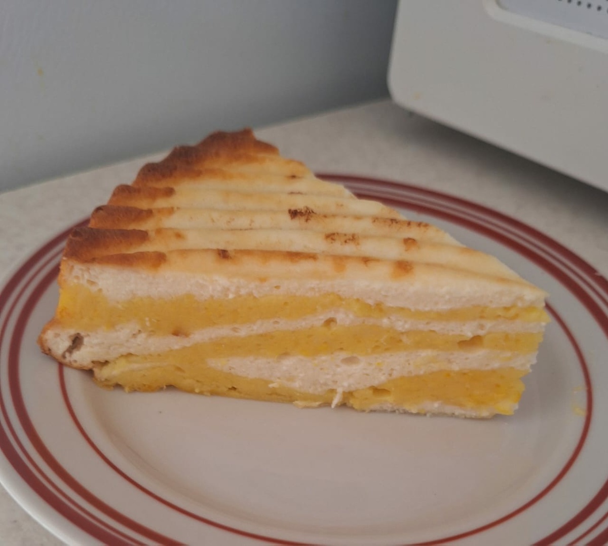 Зебра из тыквы и творога от Екатерины