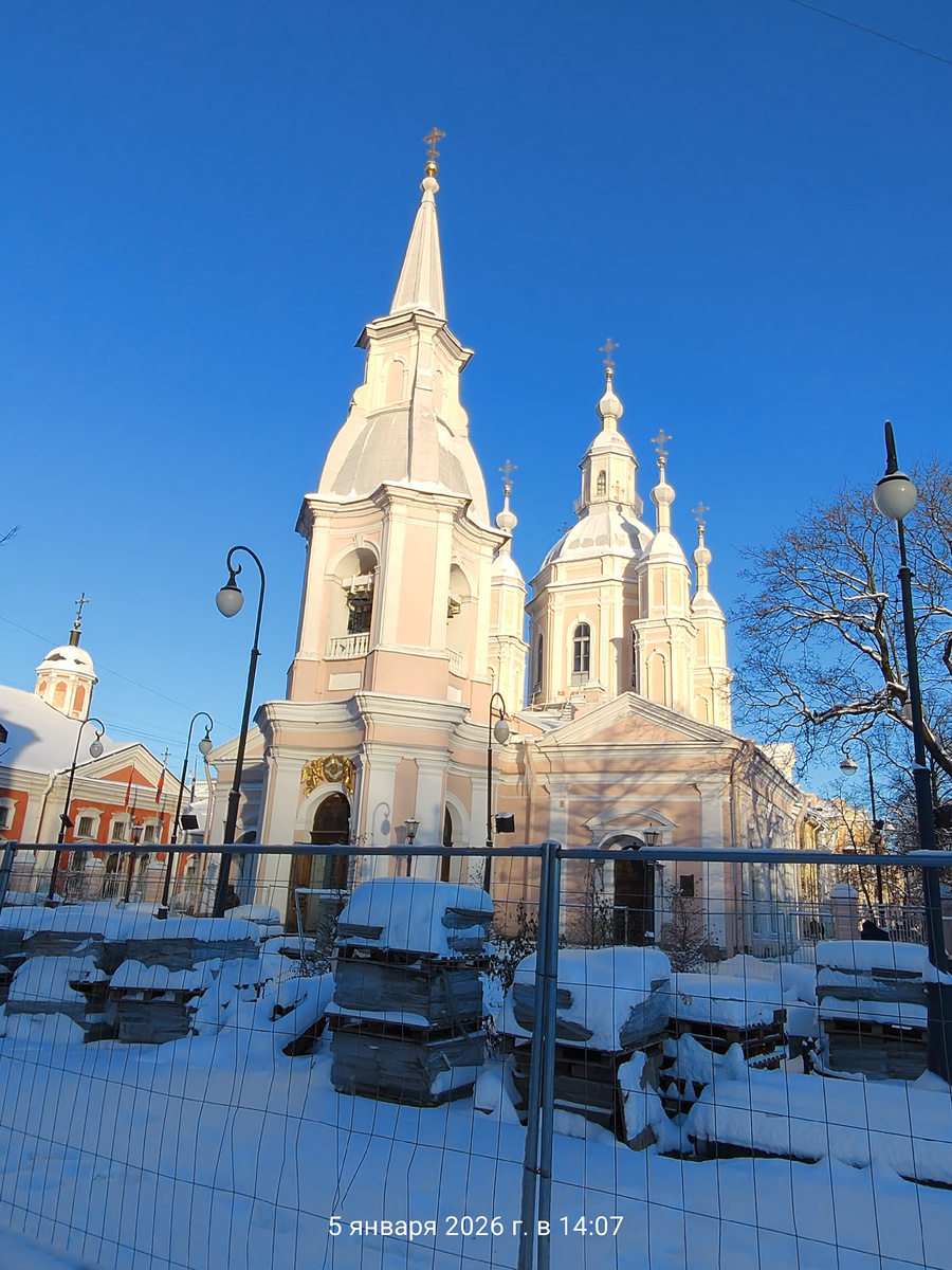 Андреевский собор на Васильевском острове.