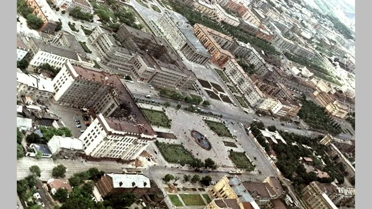 📷 Возможно первая аэрофотосъемка Донецка (1962 г) 