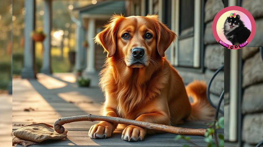 Пёс каждое утро приносил к крыльцу палки. Хозяйка поняла смысл только после визита нотариуса