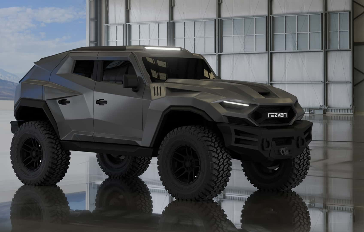 Rezvani Tank 2026 – вид сбоку