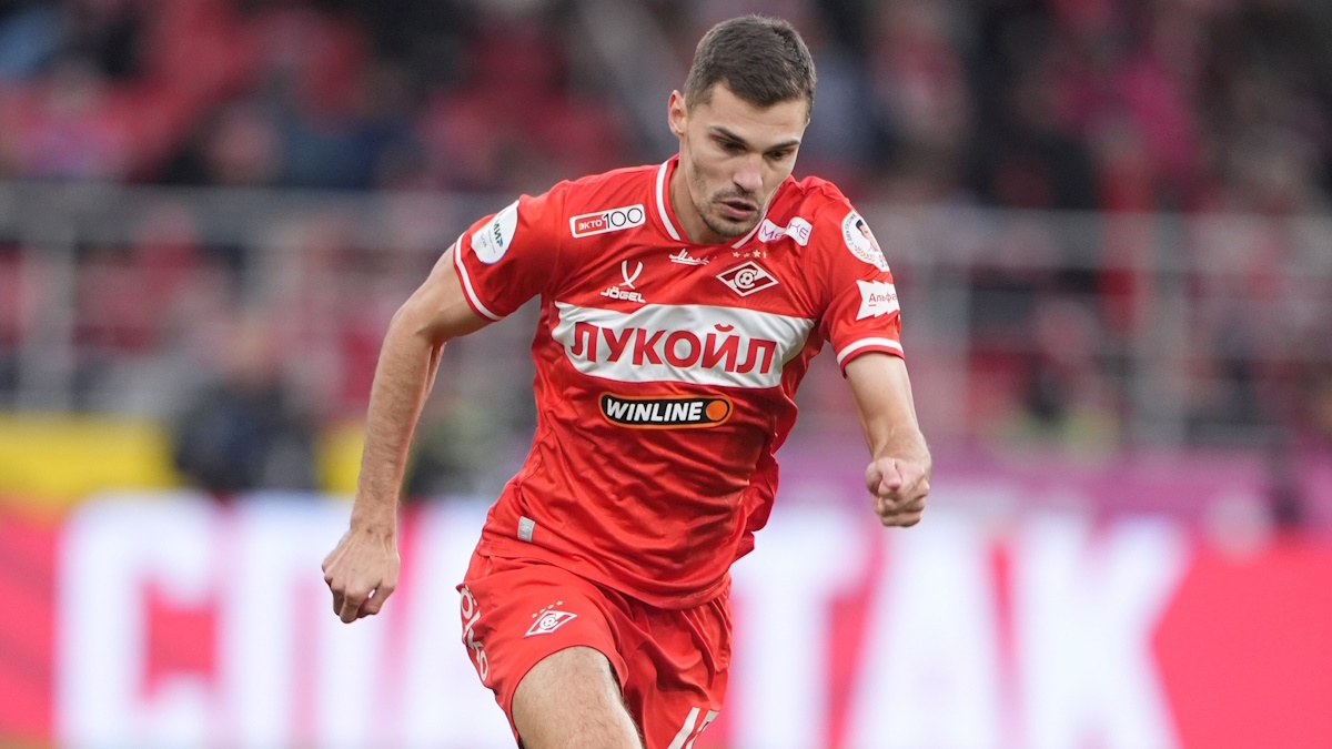    Футболист "Спартака" Роман Зобнин. Фото: GLOBAL LOOK PRESS