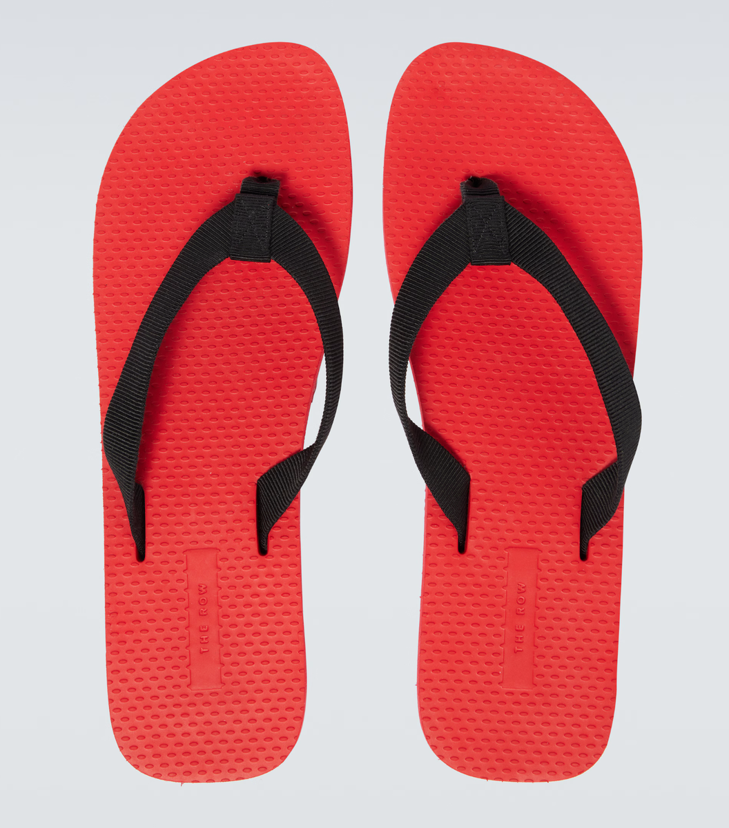 Spring 2025, Dune Classic Sandal in Rubber, The Row