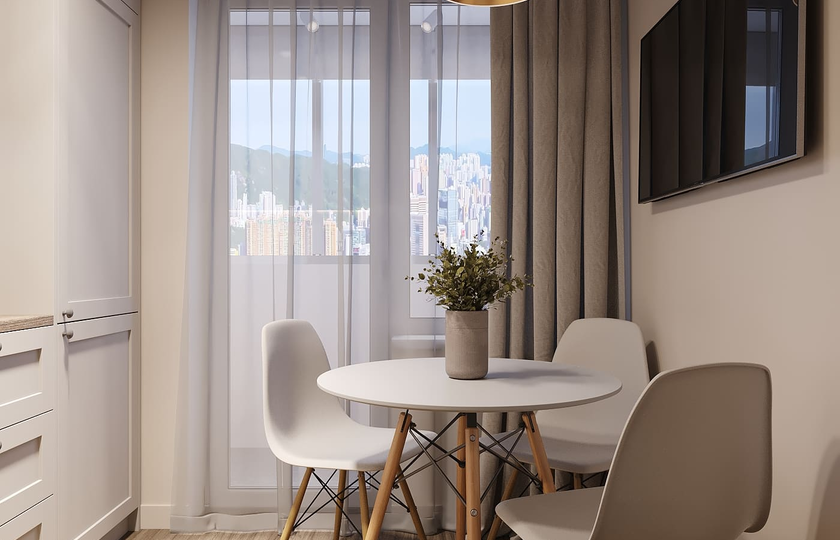 Маленькая двушка 40 м² с уютненьким душевным интерьером