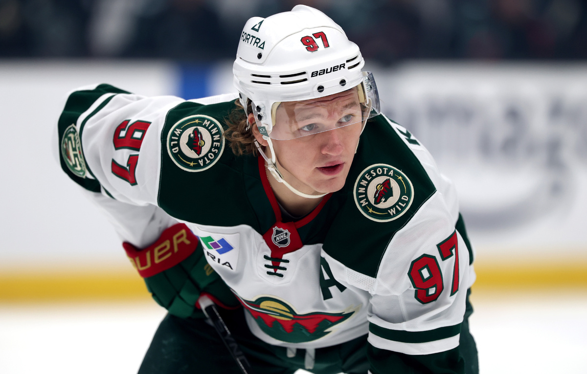    Нападающий "Миннесоты" Кирилл Капризов  Steph Chambers/Getty Images