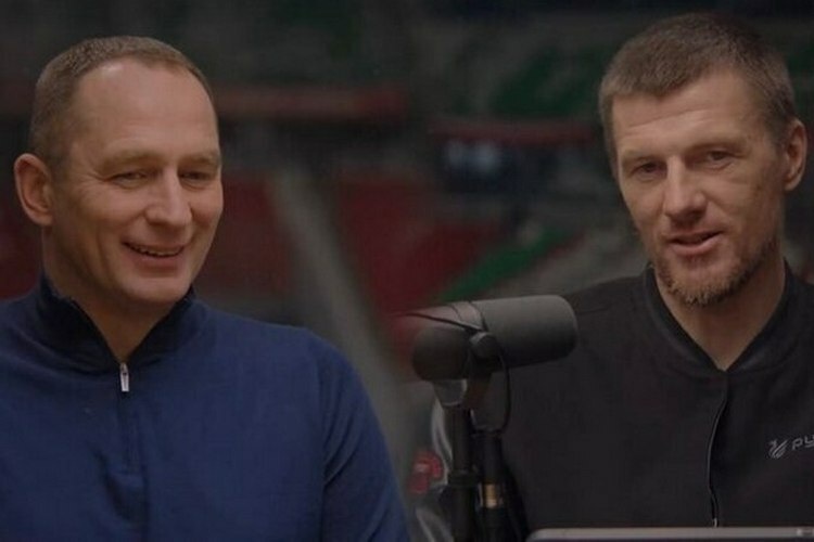    Сергей Рыжиков стал гостем подкаста капитана «Рубина» Олега Иванова.   
Фото: rubin-kazan.ru