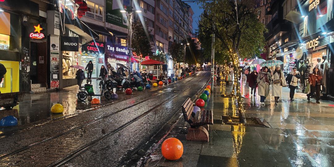 Стамбул. Дождик спутал все планы.