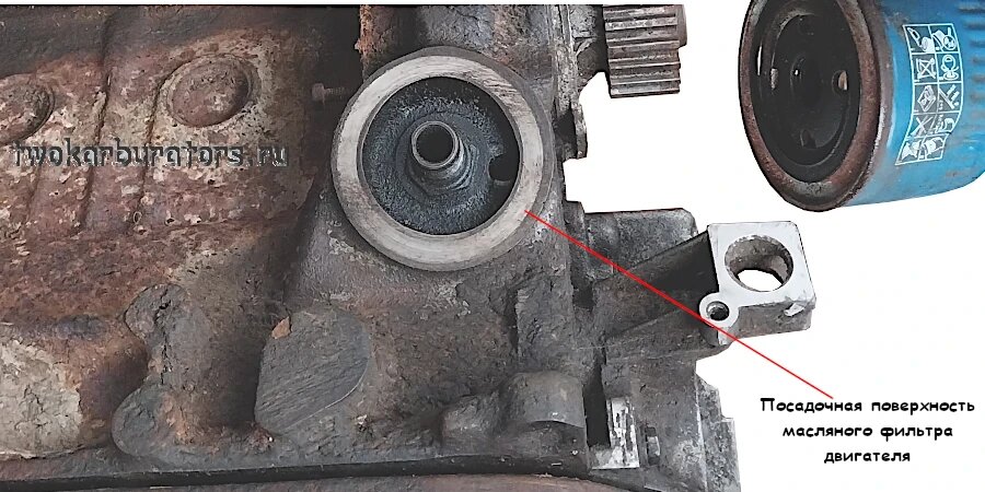 Замена масляного фильтра двигателя автомобиля