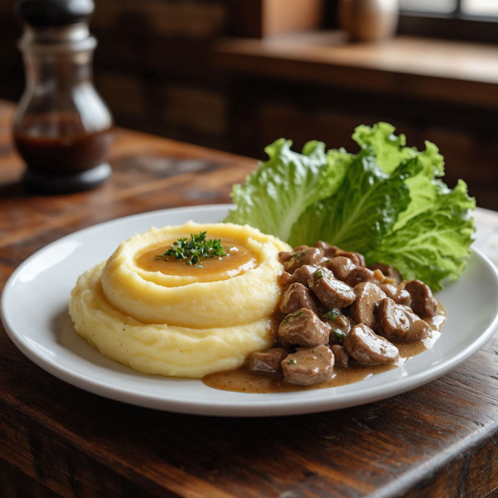 🍽️ Нежный бефстроганов из свинины: классический рецепт с сметанным соусом 🍽️