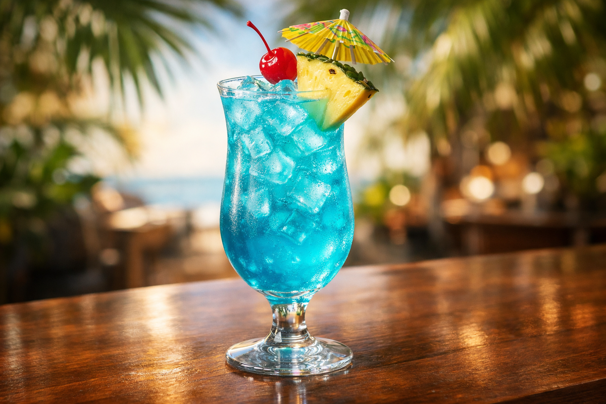 Коктейль "Голубые Гавайи"