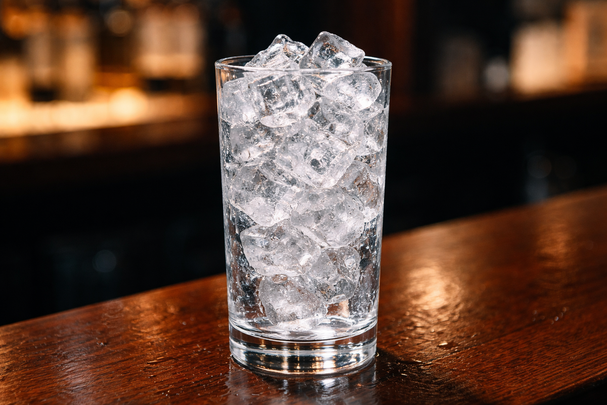 Подготовка бокала