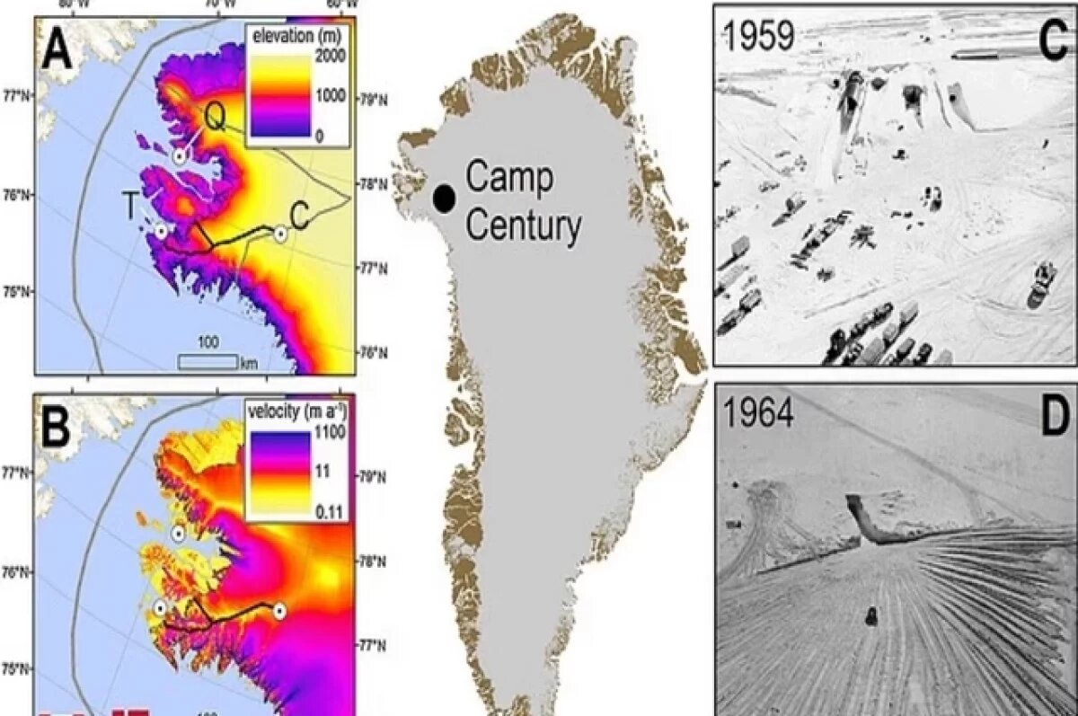    DM: секретный военный город-базу США обнаружили подо льдами Гренландии
