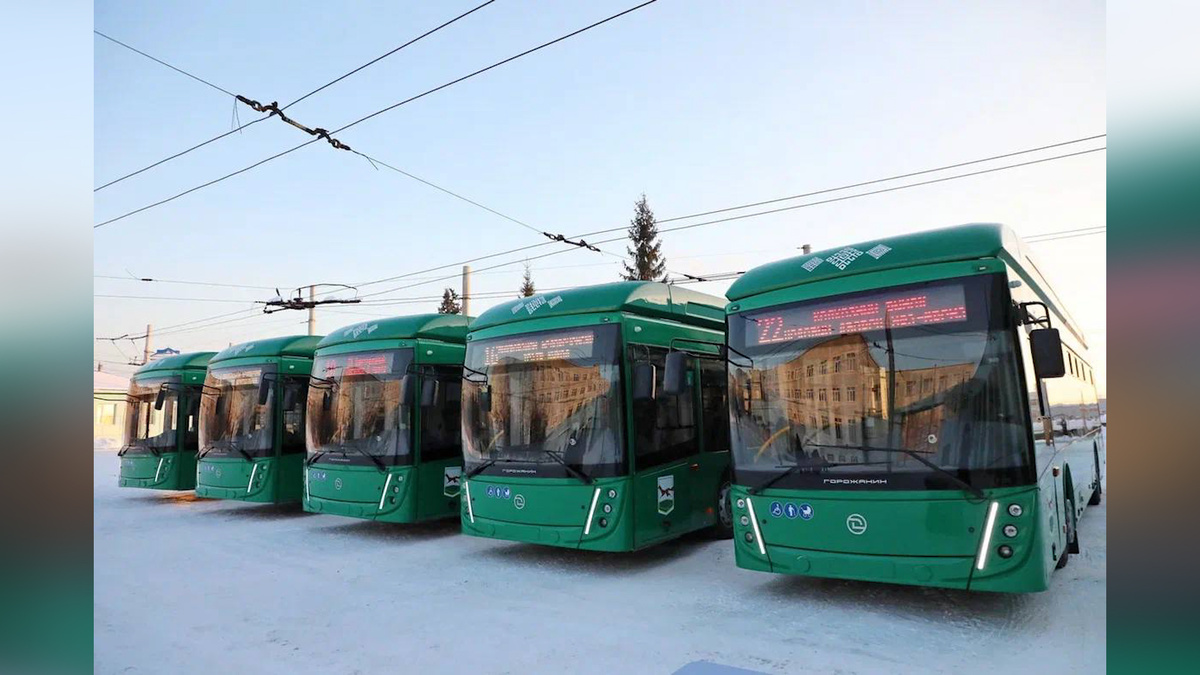    На городские маршруты Уфы выйдут пять новых троллейбусов