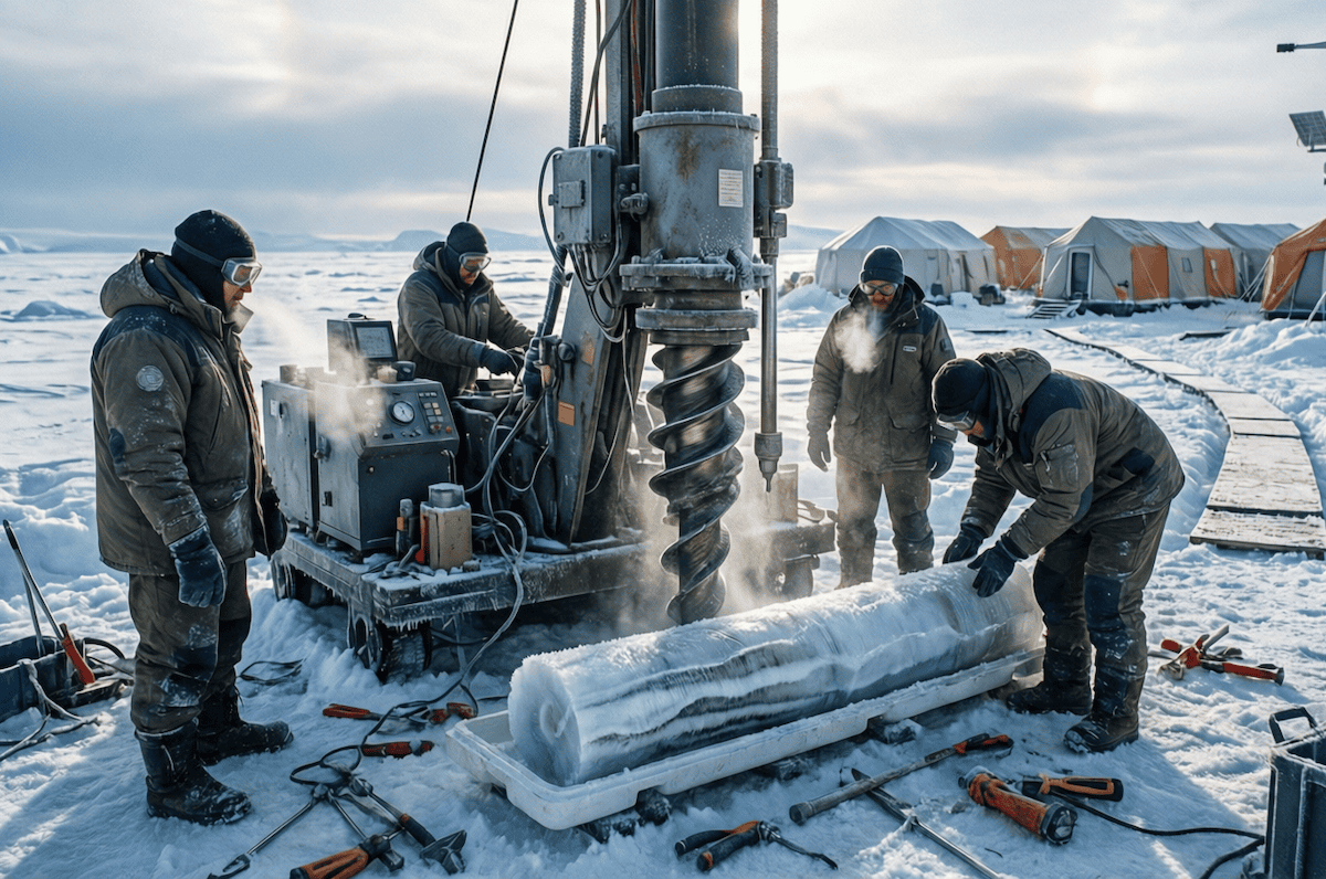    Бурение иногда позволяет открыть новые тайны истории.