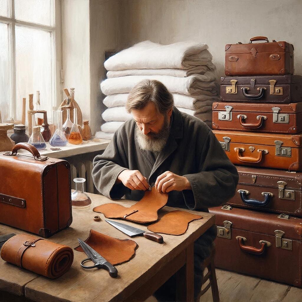 Д.И. Менделеев. Систематизатор элементов и чемоданов. Порядок в мелочах — отдых для ума, водящего мировой хаос.