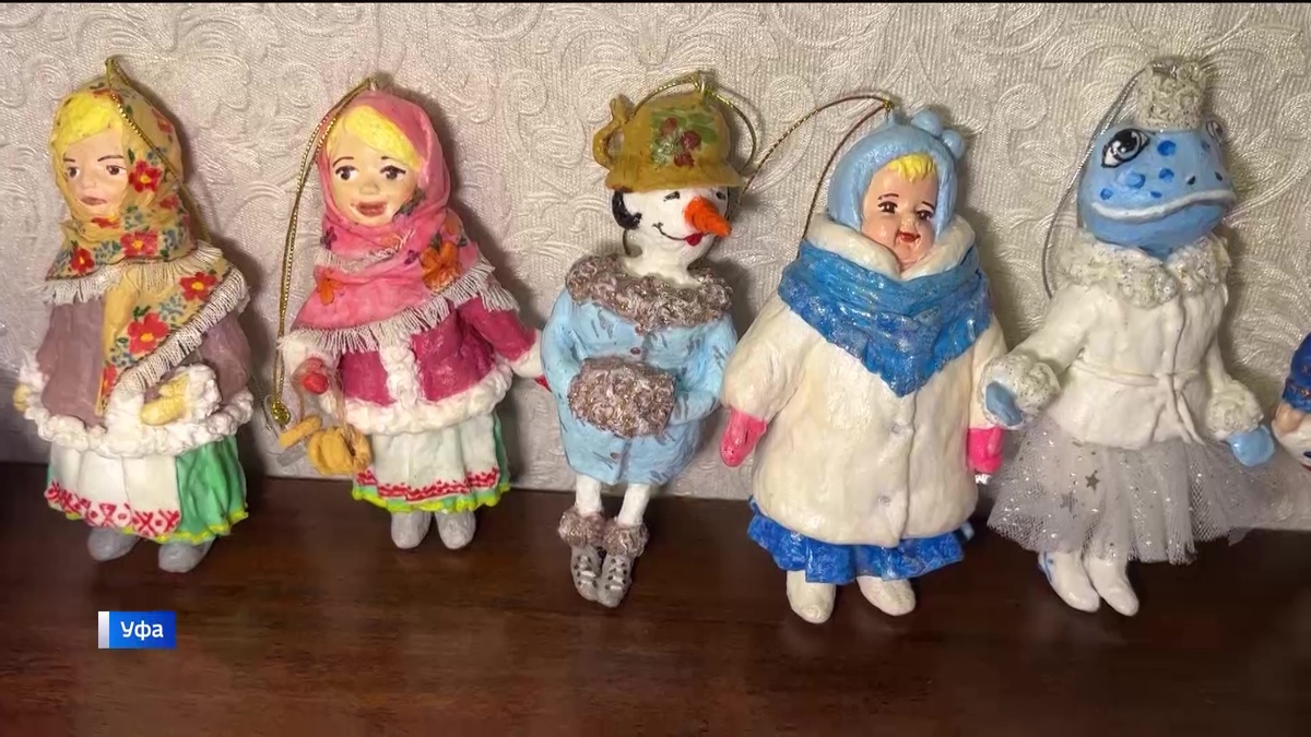    Мастерица из Уфы рассказала, как создает необычные игрушки из ваты: сюжет «Вестей»