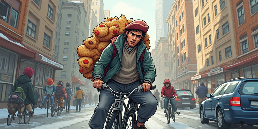 Курьер Яндекс.Еды пожаловался на то, что Яндекс оштрафовал (украл) его на 3825 рубля из-за атаки БПЛА в Самаре 2-го января