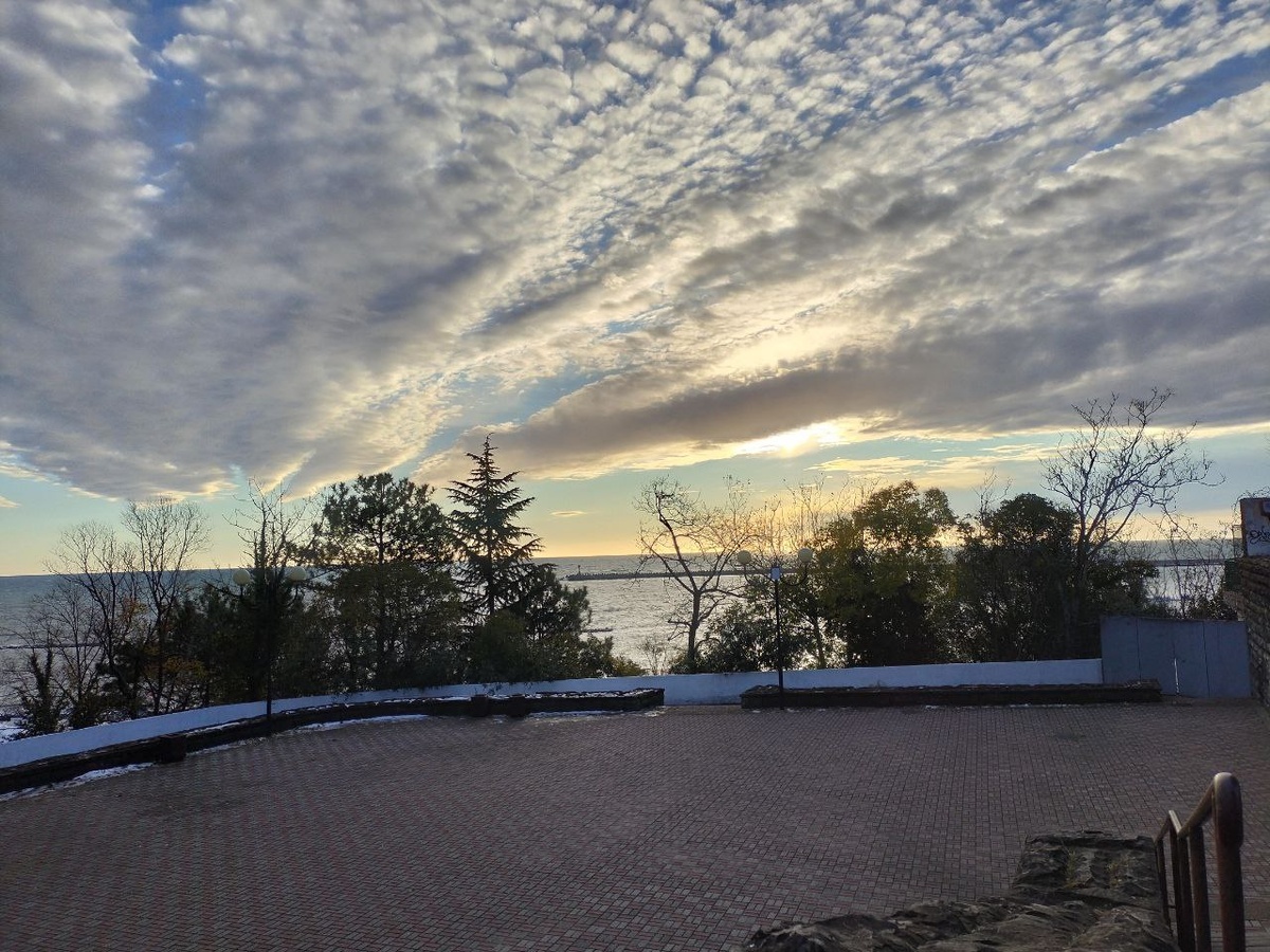 Остатки снега в Сочи, январь-2026