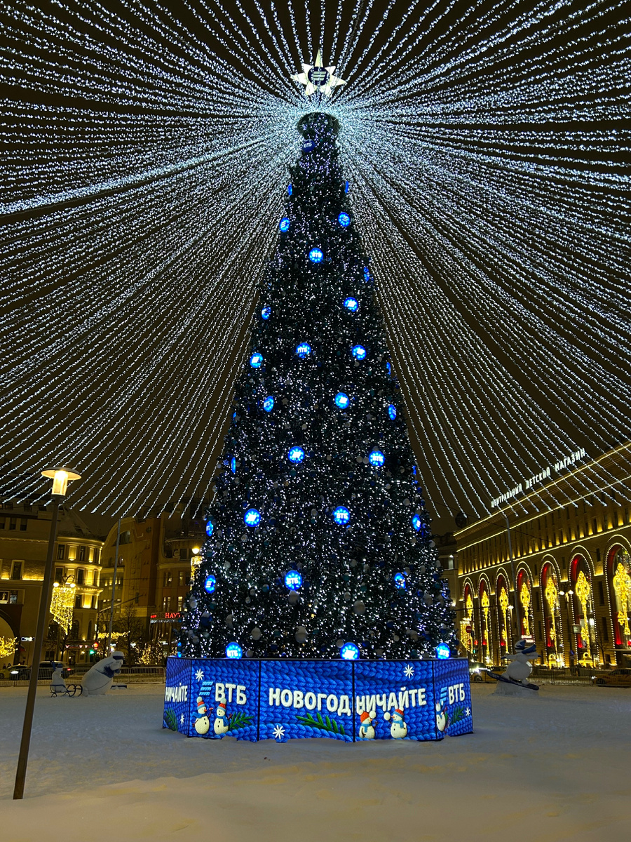 Королевская ель на Лубянской площади. Фото автора