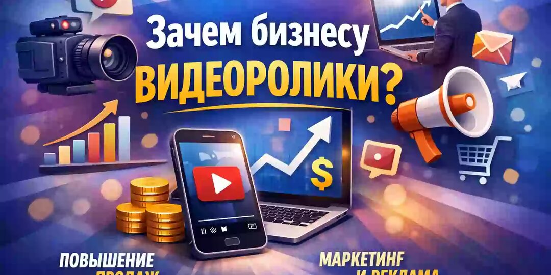 Зачем видеоролики бизнесу? Пока вы раздумываете, ваш клиент уже сделал выбор.