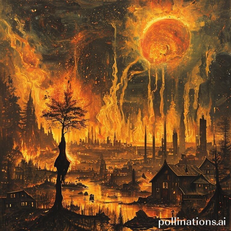 Огненный дождь.