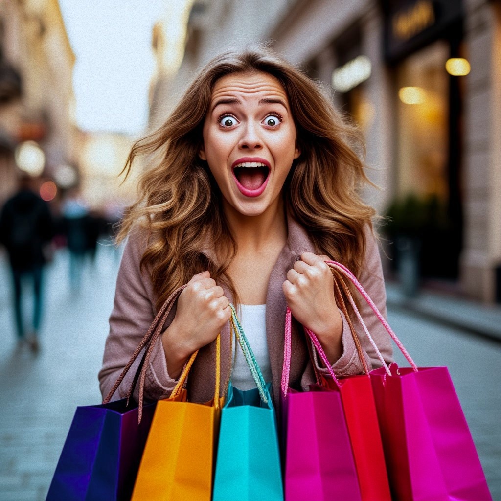 Когда пошла только за хлебушком, но случайно попала на распродажу