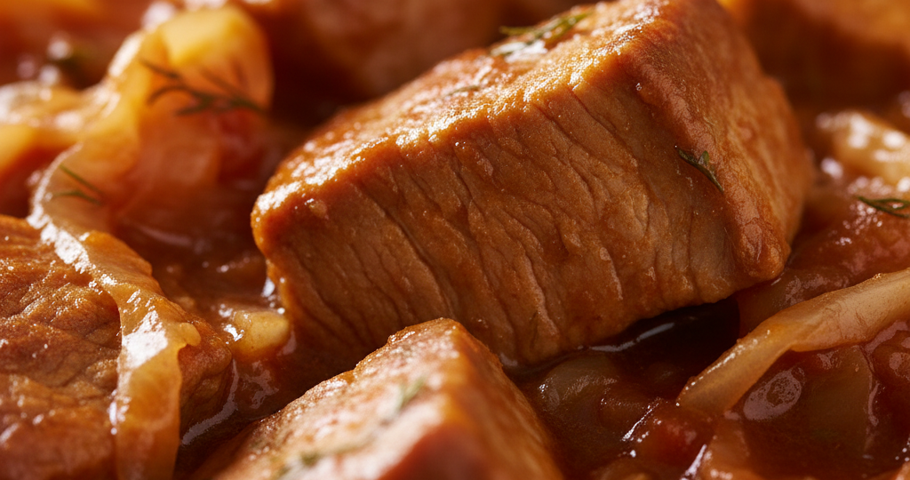 Свинина с капустой. Тот самый рецепт, когда мясо тает во рту, а готовится элементарно