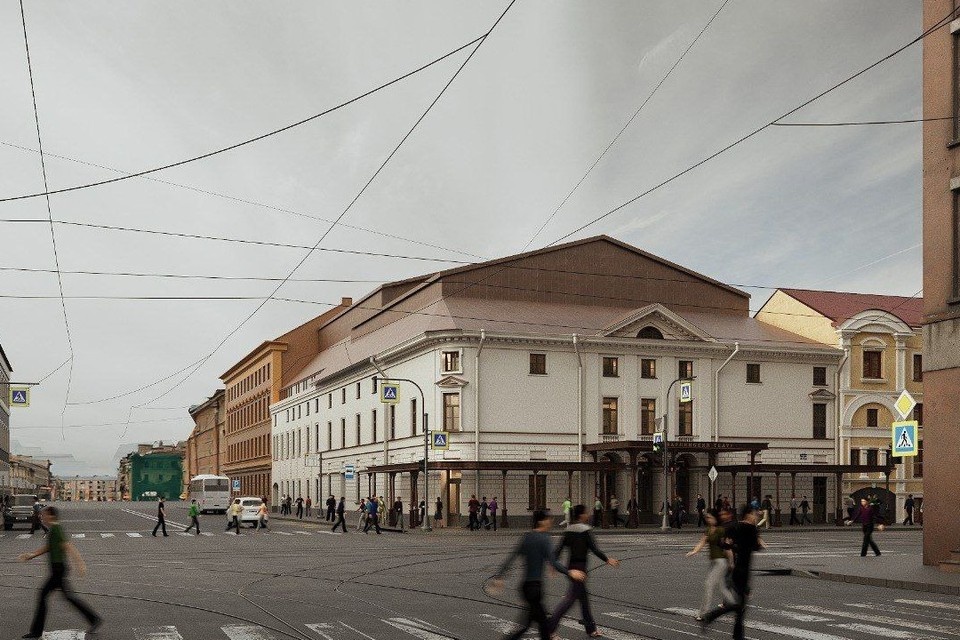    Так будет выглядеть четвертая сцена Мариинки. Фото: t.me/linchenko_spb