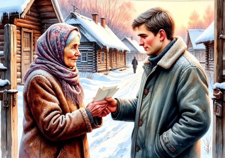 Бумага была холодной, будто впитала в себя весь ноябрьский мороз