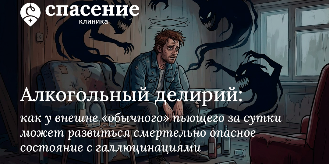 Алкогольный делирий: как у внешне «обычного» пьющего за сутки может развиться смертельно опасное состояние с галлюцинациями