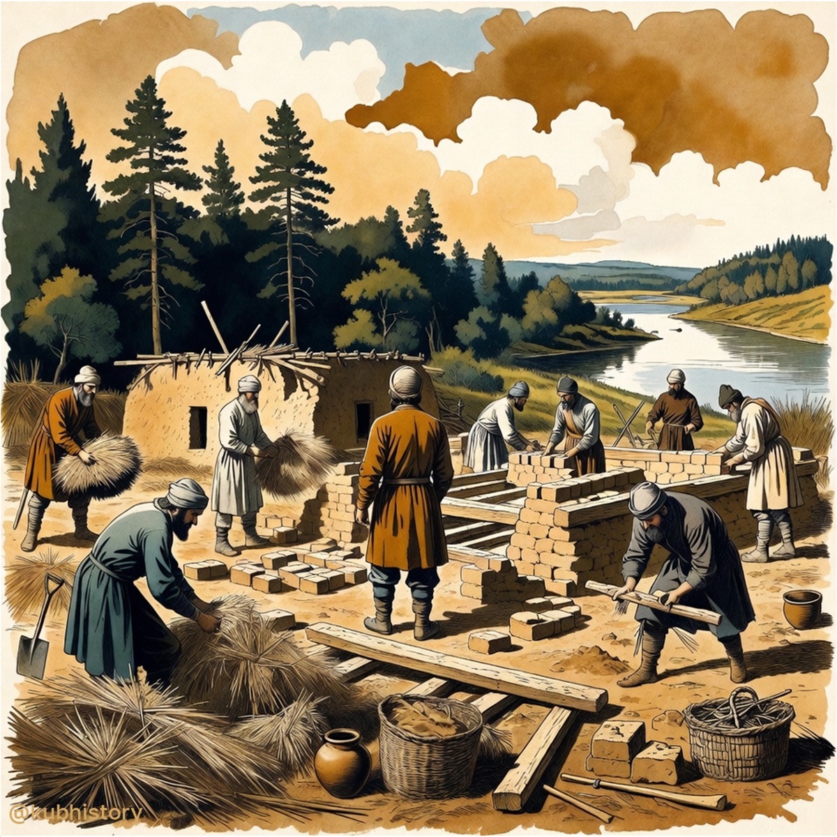 Казак Григорий Скидан строит первый дом в 1794 году