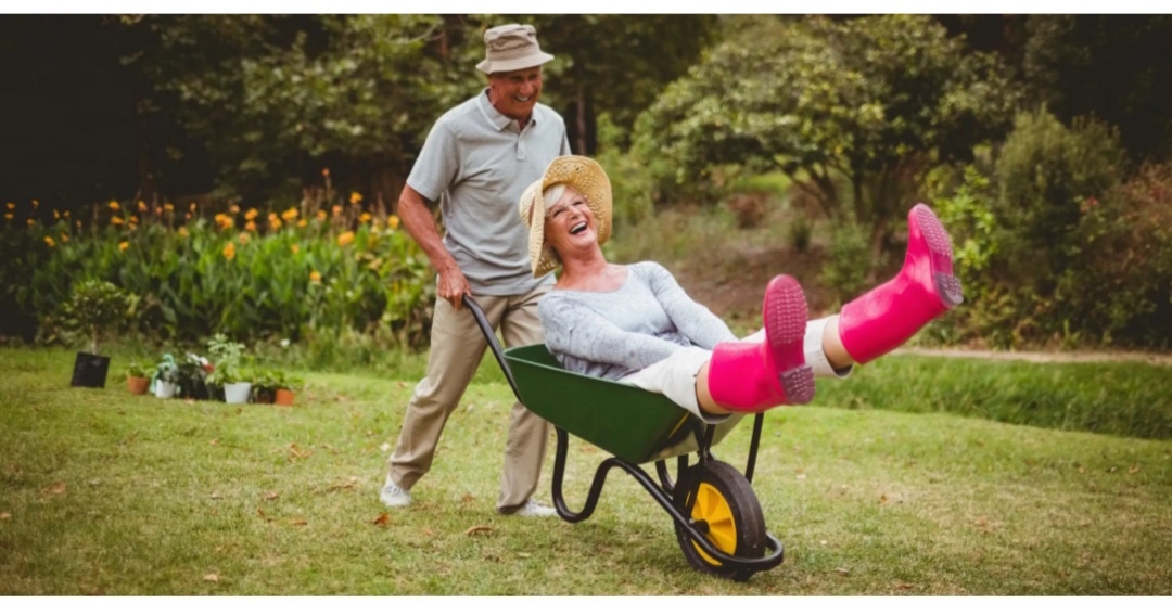 Счастливые пенсионеры,--взято из интернета с целью ознакомления.