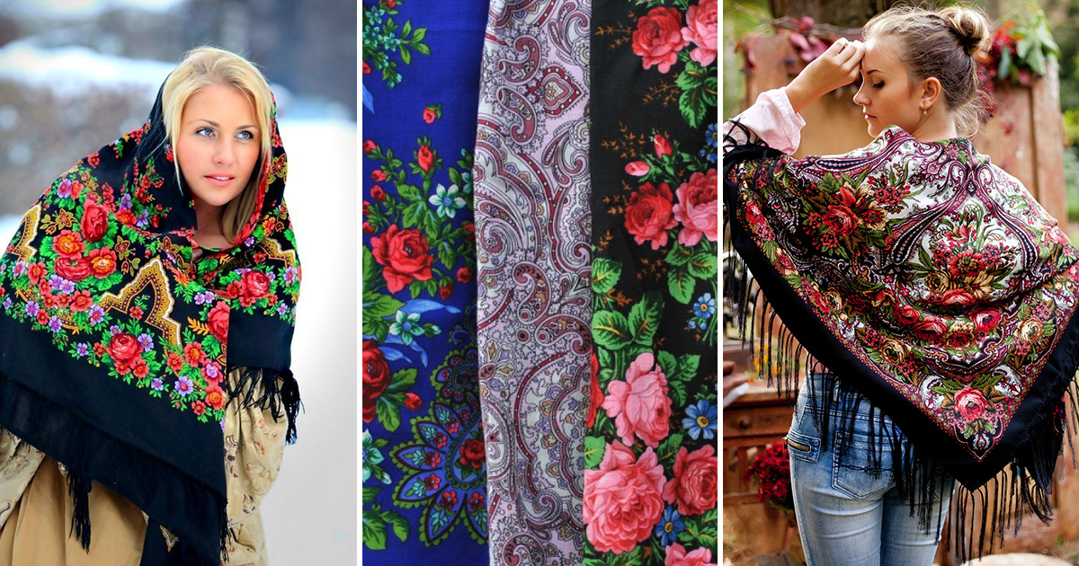 Павлопосадские платки. Фото из открытых источников.