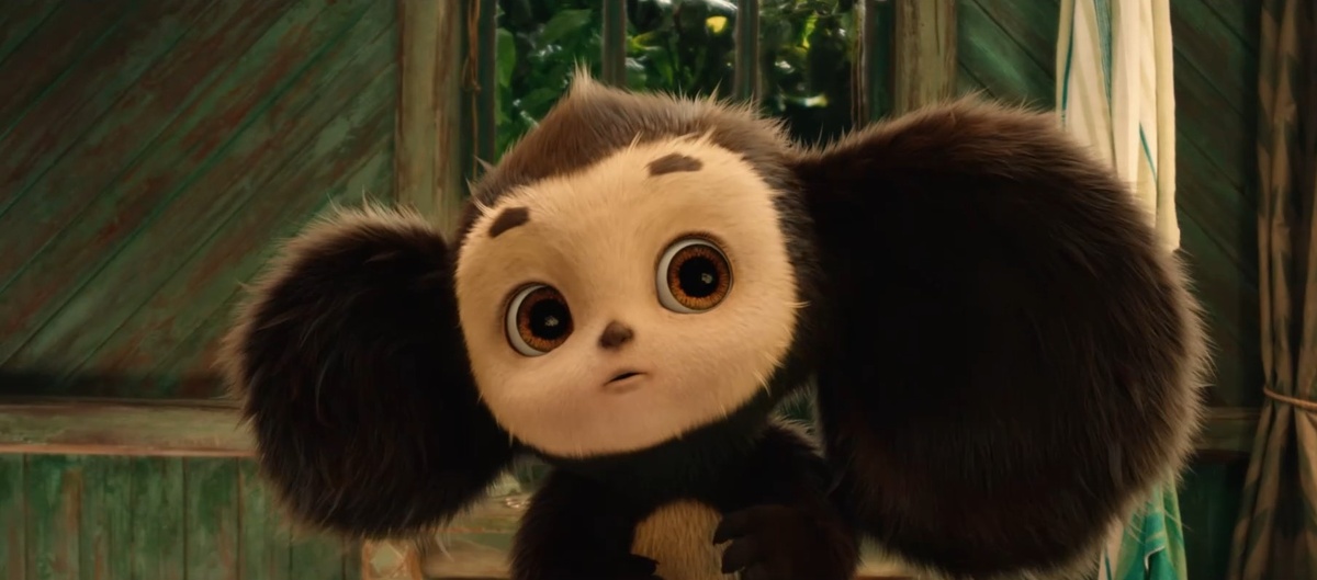 Чебурашка во 2-м одноименном фильме режиссёра Д. Дьяченко. Кадр из открытого трейлера