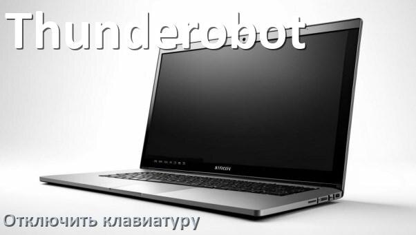 
Как отключить клавиатуру ноутбука Thunderobot на Windows 10 и 11