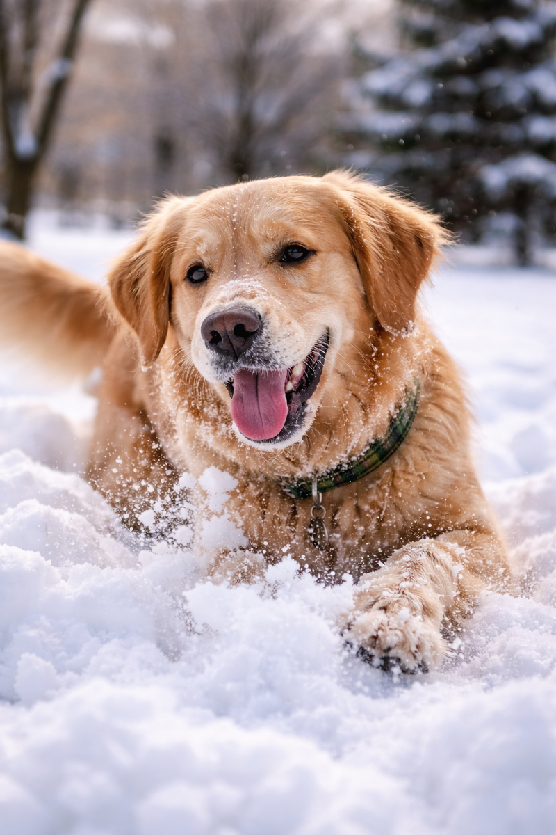Почему собаки едят снег