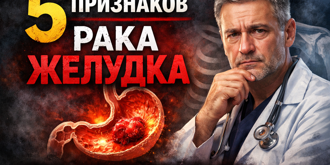 Топ-5 признаков рака желудка, которые я слишком часто вижу, но слишком поздно