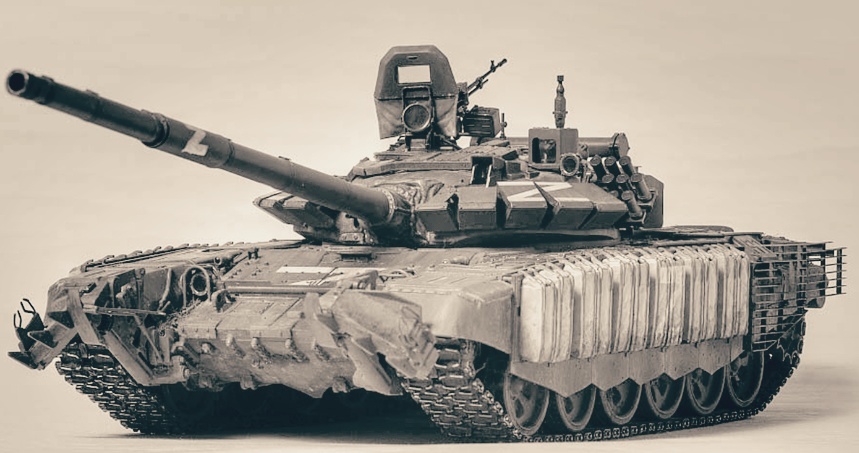 Российский танк Т-72Б3. 