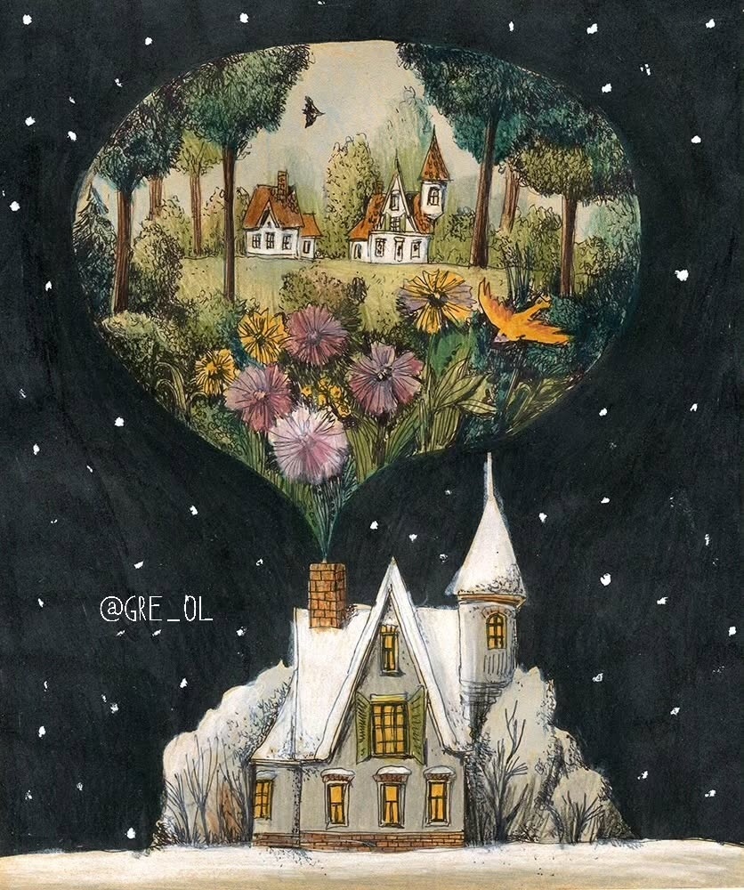 художник Оля Гребенник