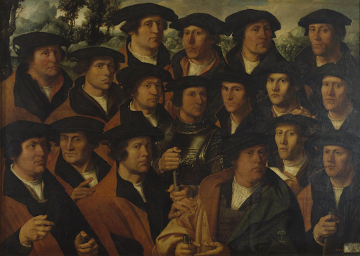 Дирк Якобс. Групповой портрет корпорации амстердамских стрелков. 1532 / Фотография с официального сайта Государственного Эрмитажа