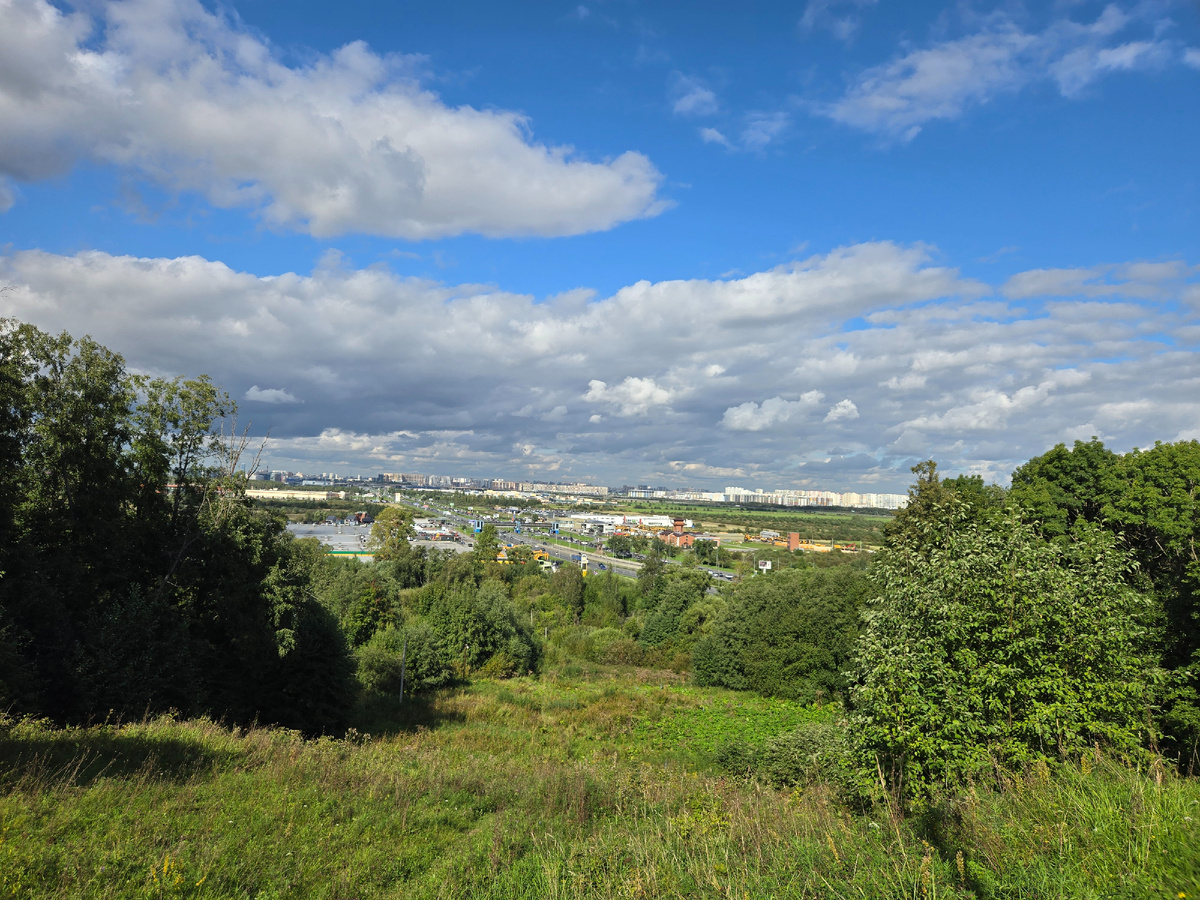 Панорама Петербурга с территории обсерватории