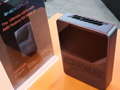    OneXPlayer показала мощную внешнюю видеокарту на базе Radeon RX 9070 XT