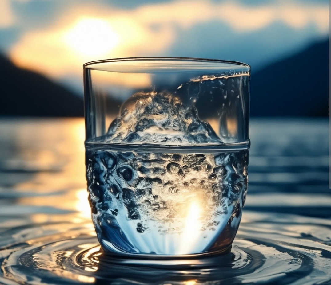 Наберите в стакан чистой воды. На стакане не должно быть никаких рисунков. Он может быть из простого стекла или хрустальный. ✨