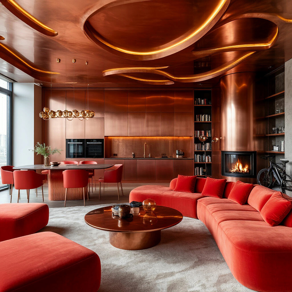 Дизайн интерьера кухни-гостиной для Овна. Дизайнер Татьяна Обухова. Студия дизайна Архикомфорт