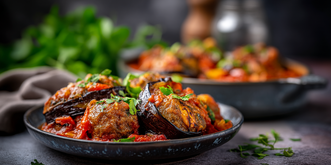 Тепси байтиниджан — иракская запеканка из баклажанов с мясом и томатным соусом