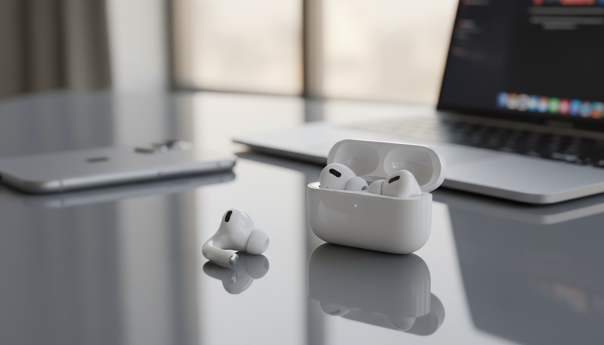 Беспроводные наушники Apple AirPods 4 (White, Active Noise Cancellation)