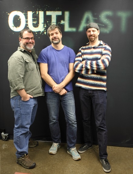 Слева на право: Филлип Морен ,Хьюго Даллер, и Дэвид Шатонеф.